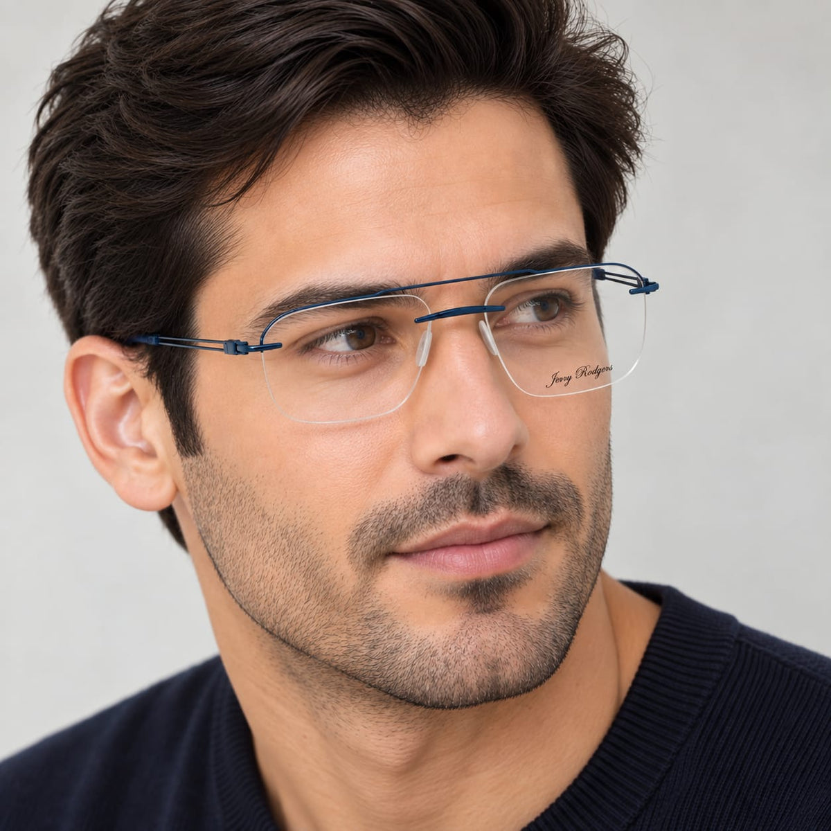 RIMLESS FRAME JERRY RODGERS EYEWEAR FOR MEN 204959