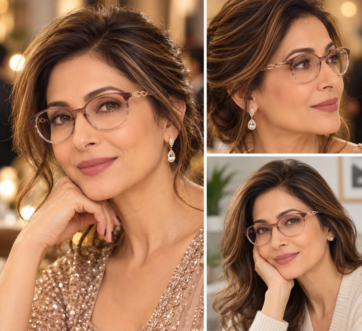 Full Frame Foss N Flories Eyewear Oval Shape For Women 134539