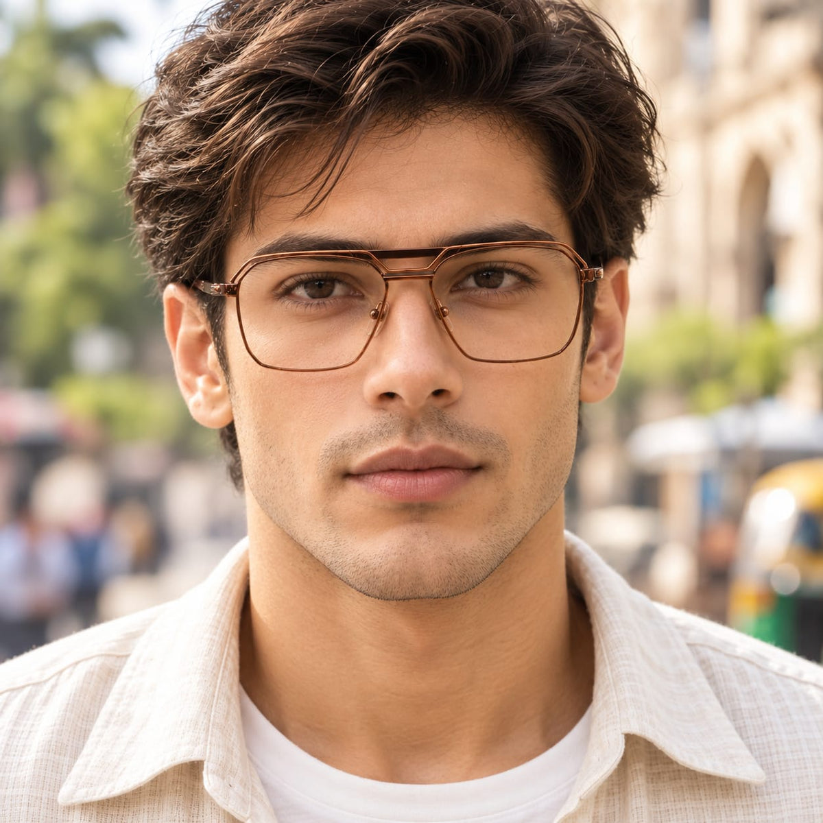 Full Frame Square Aviator Shape For Men 361212 - Eyedentity Opticians
