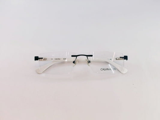 Calvin Klein Eyeglasses Calvin Klein- Rimless Rectangle Specs For Men 280533