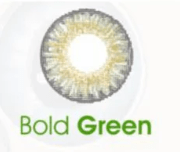Celebration Contact Lenses Bold Green Celebration COLORS >>Polylite<< Daily Disposable Contact Lenses -> Plano<- (ZERO Power)