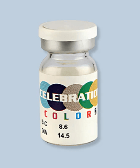 Celebration Contact Lenses Celebration Colors >>PEPPY BROWN<< Yearly Spherical Disposable Contact Lenses