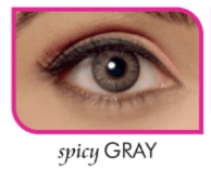 Celebration Contact Lenses Click Here If You Don't Know Which Prescription/Product To Chose. We Will Call You After You Place The Order. / Spicy Gray Celebration Polylite Disposable Color >>SPICY GRAY<< Monthly Spherical Disposable Contact Lenses