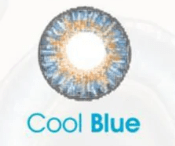 Celebration Contact Lenses Cool Blue Celebration COLORS >>Polylite<< Daily Disposable Contact Lenses -> Plano<- (ZERO Power)