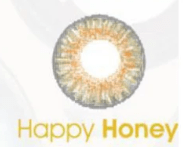 Celebration Contact Lenses Happy Honey Celebration COLORS >>Polylite<< Daily Disposable Contact Lenses -> Plano<- (ZERO Power)