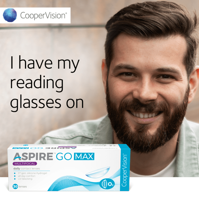 Cooper Vision Contact Lenses Cooper Vision Aspire Go Max >> Multifocal << One Day Disposable Contact Lenses