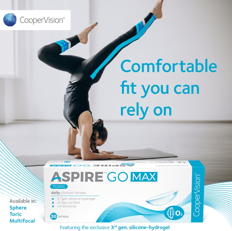 Cooper Vision Contact Lenses Cooper Vision Aspire Go Max >> Toric / Astigmatism << One Day Disposable Contact Lenses