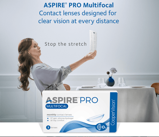 Cooper Vision Contact Lenses Cooper Vision Aspire Pro >> Multifocal << Monthly Disposable Contact Lenses