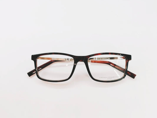 French Connection Eyeglasses French Connection Full Frame Rectangle For Men & Women 317345