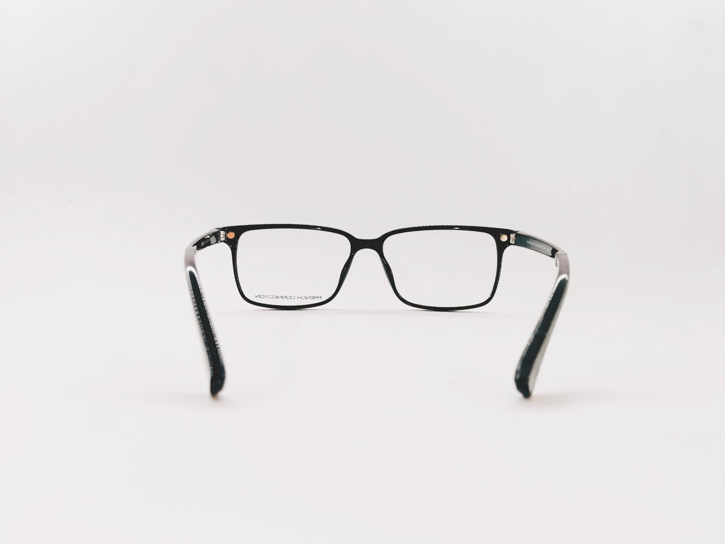 French Connection Eyeglasses French Connection Full Rim Rectangle Clip-On For Men & Women 155287