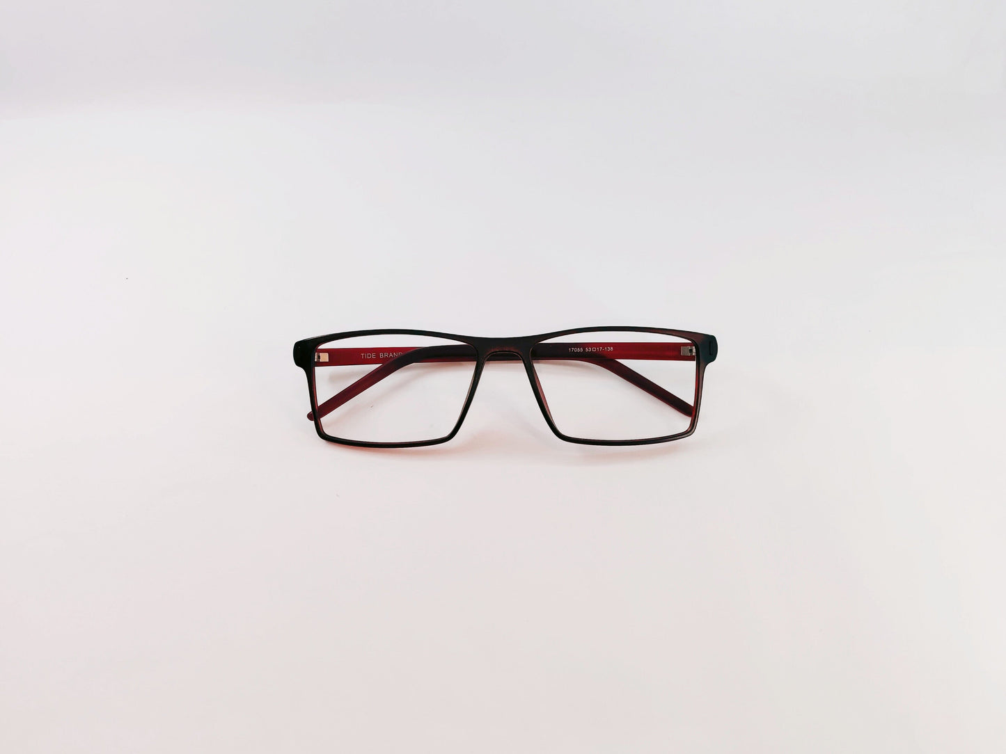 iDom Eyeglasses cherry red Full Frame Rectangle Specs For Men & Women 110705