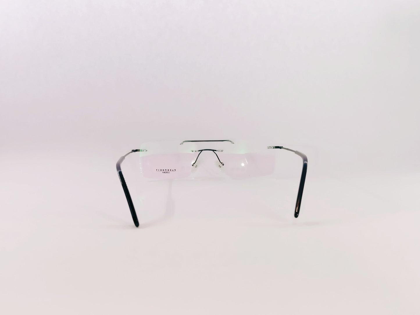 iDom Eyeglasses Farenheit Rimless Rectangle Specs For Men 179737