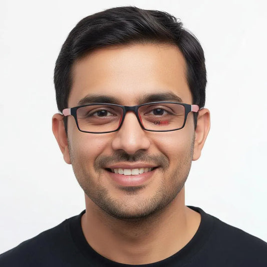 iDom Eyeglasses Full Frame Rectangle Specs For Men VC0318