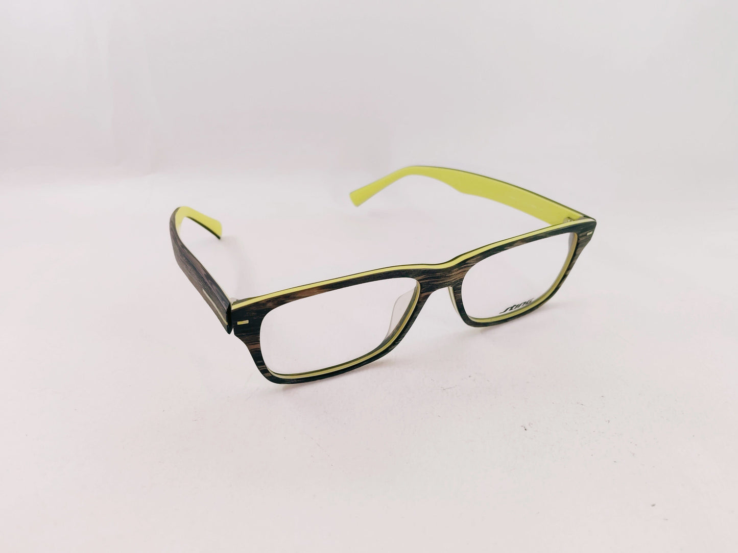 iDom Eyeglasses Full Frame Wooden Rectangle Specs For Men 288609