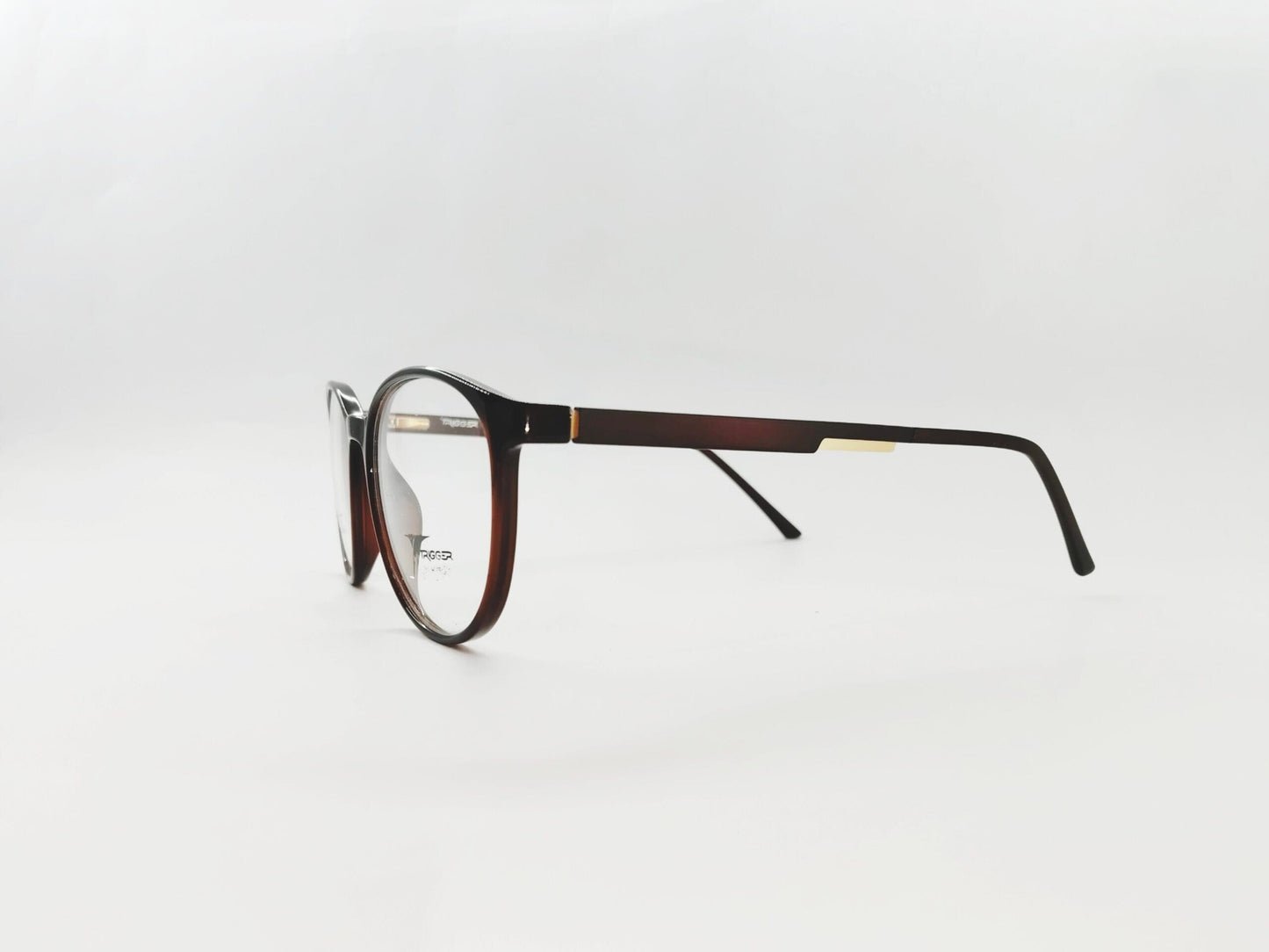 iDom Eyeglasses Full Rim Brown Round Eyewear For Women Prime 180