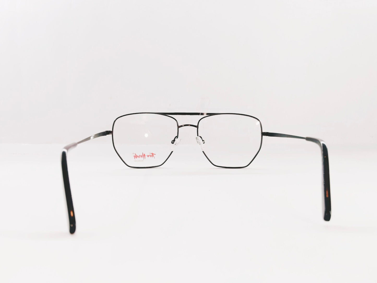 iDom Eyeglasses Full Rim Geometry Aviator Clip on For Men & Women 361153