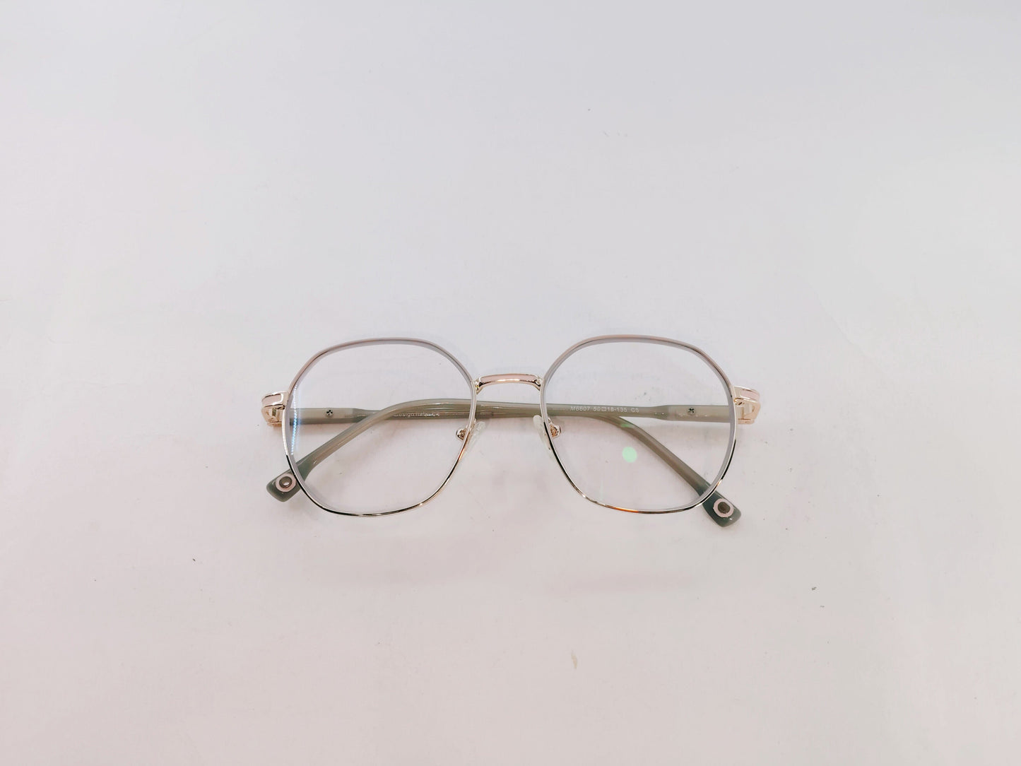 iDom Eyeglasses Full Rim Hexagonal Shape Specs For Men & Women 723576