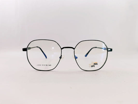iDom Eyeglasses Full Rim Hexagonal Shape Specs For Men & Women 939806