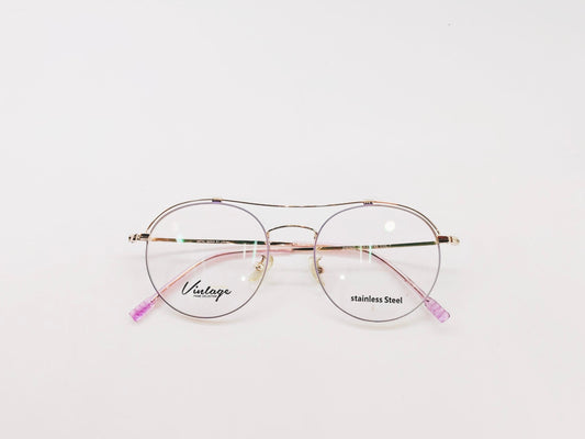 iDom Eyeglasses Full Rim Round Aviator Shape For Women 333462