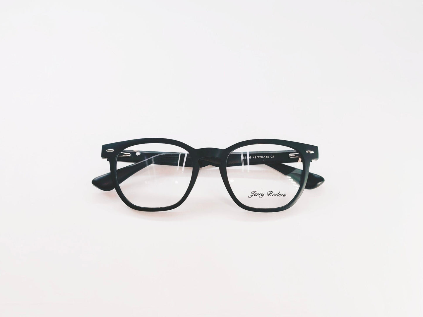iDom Eyeglasses Full Rim Square Black Specs For Men & Women 257621