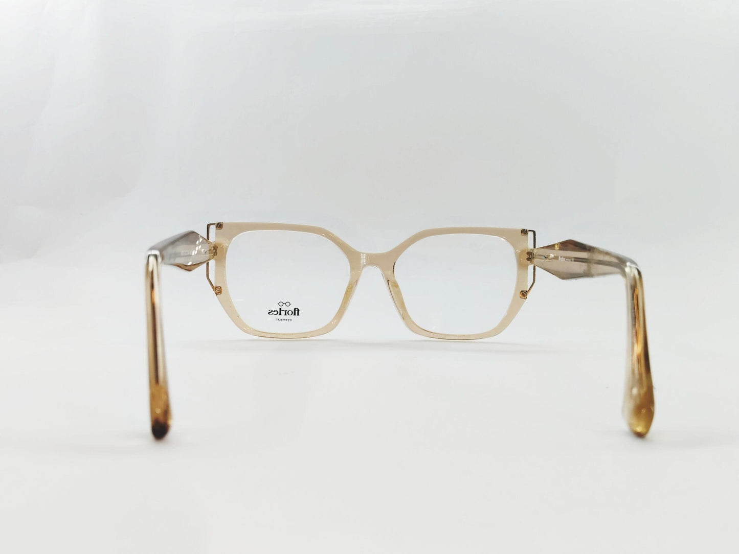 iDom Eyeglasses Full Rim Square Brown Transparent Color For Women 312995