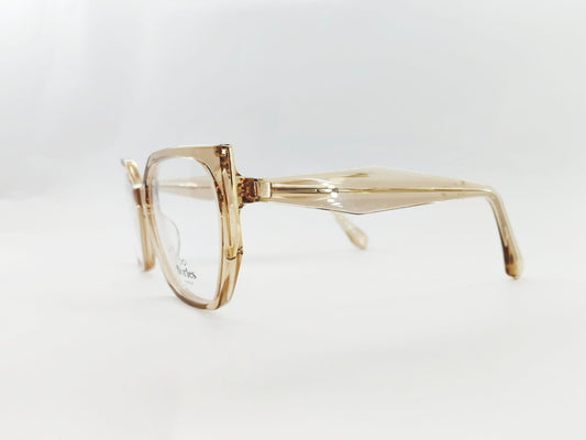 iDom Eyeglasses Full Rim Square Brown Transparent Color For Women 312995