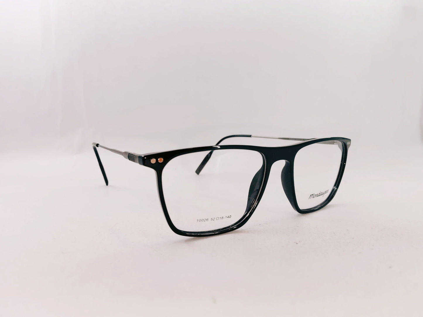 iDom Eyeglasses Full Rim Square Clip on For Men 10026C1