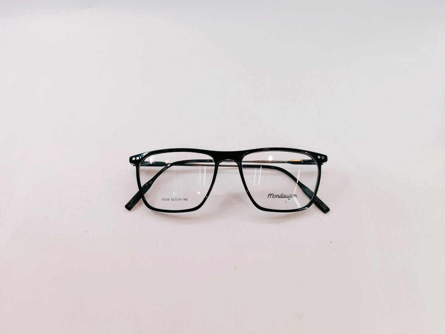 iDom Eyeglasses Full Rim Square Clip on For Men 10026C1