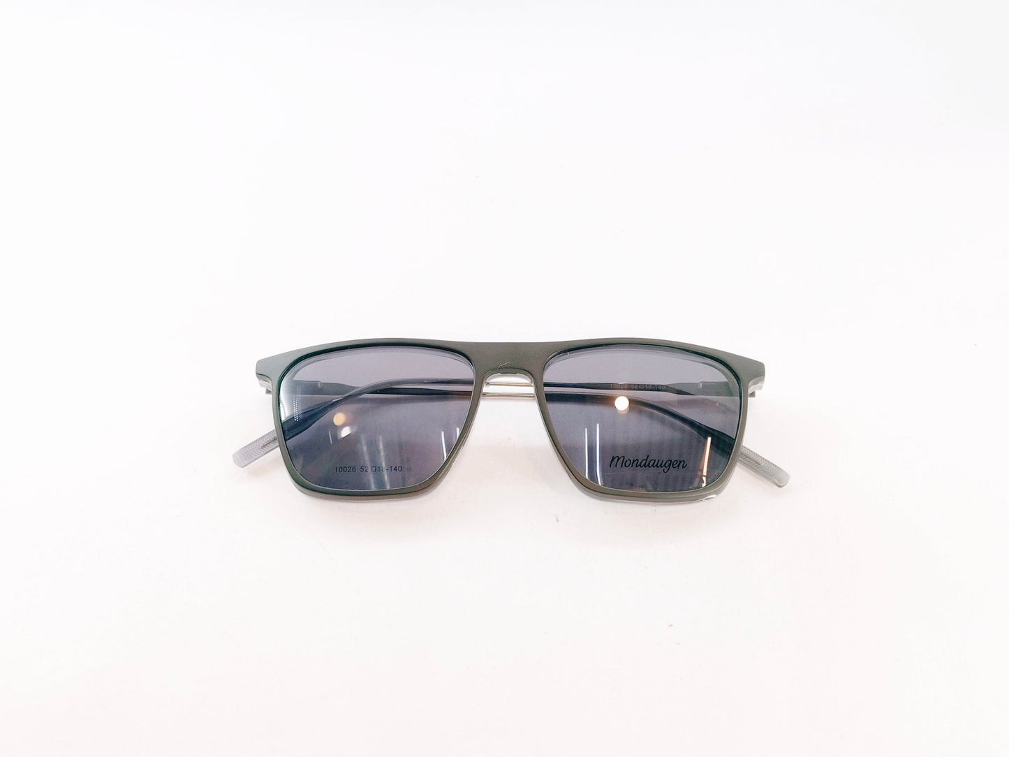iDom Eyeglasses Full Rim Square Clip on For Men 207577
