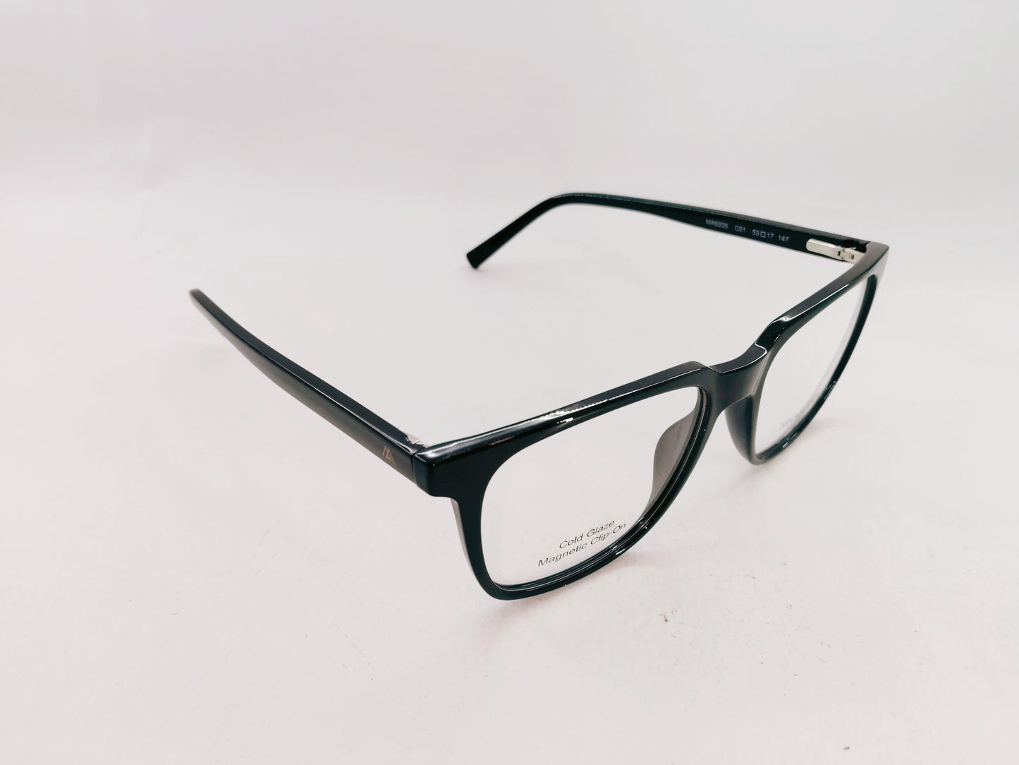 iDom Eyeglasses Full Rim Square Clip on For Men 593218
