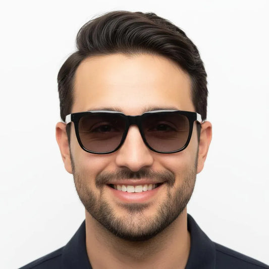 iDom Eyeglasses Full Rim Square Clip on For Men 593218