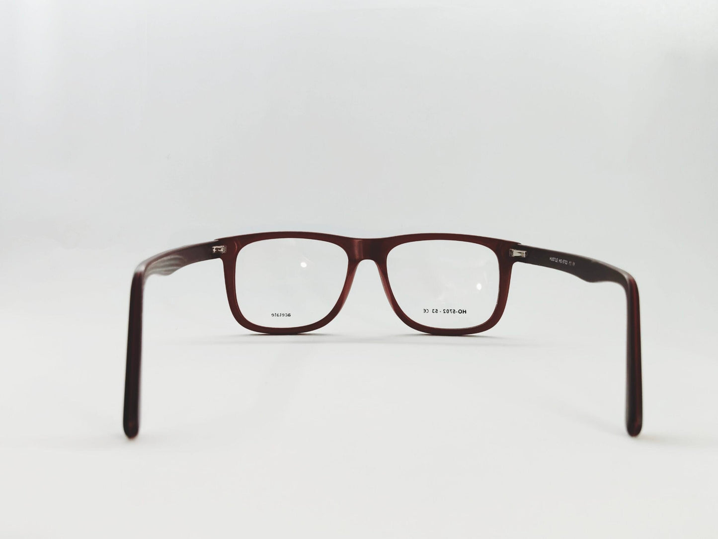 iDom Eyeglasses Full Rim Square Red Specs For Men & Women 305494