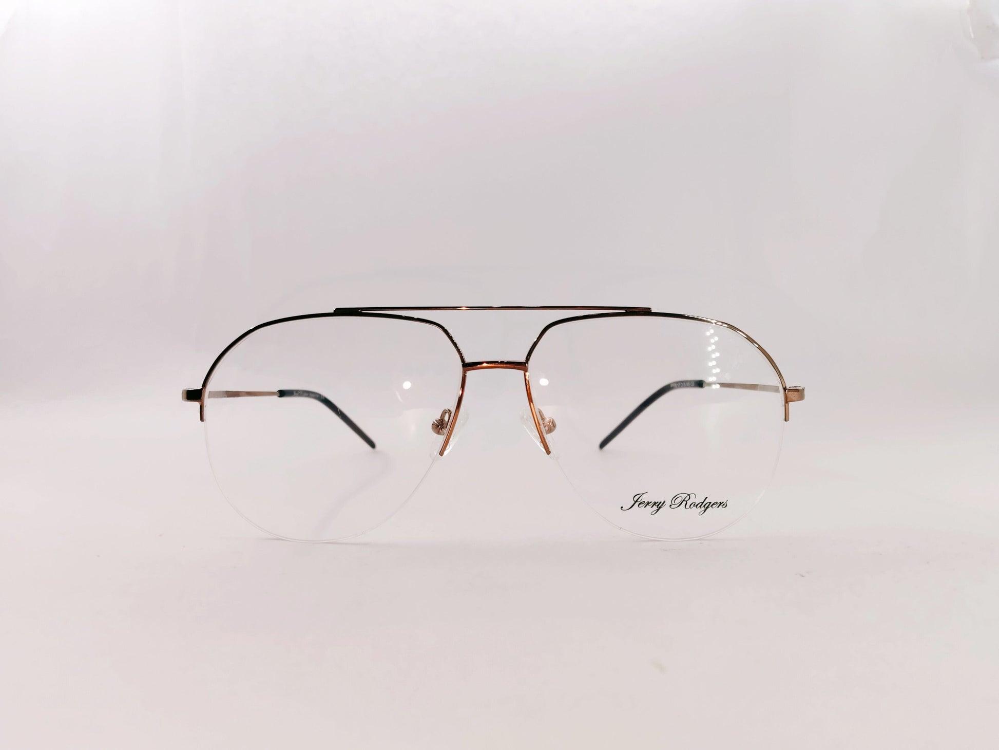 iDom Eyeglasses Half Frame Aviator Specs For Men 171406