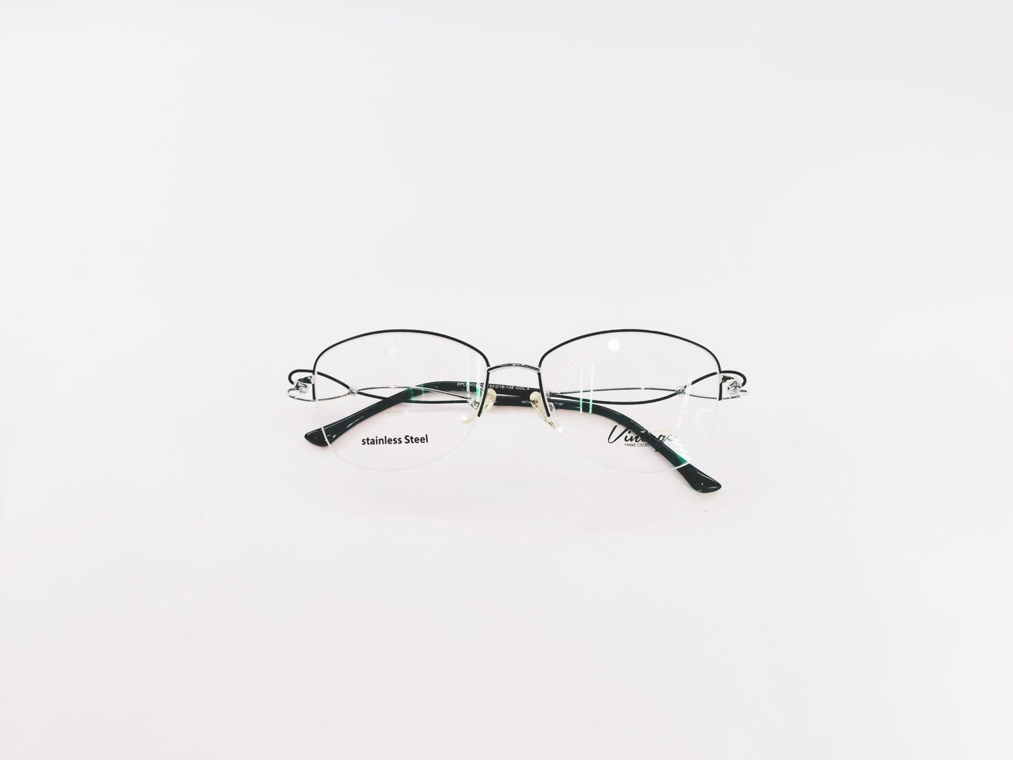 iDom Eyeglasses Half Frame Oval Specs For Women 119610