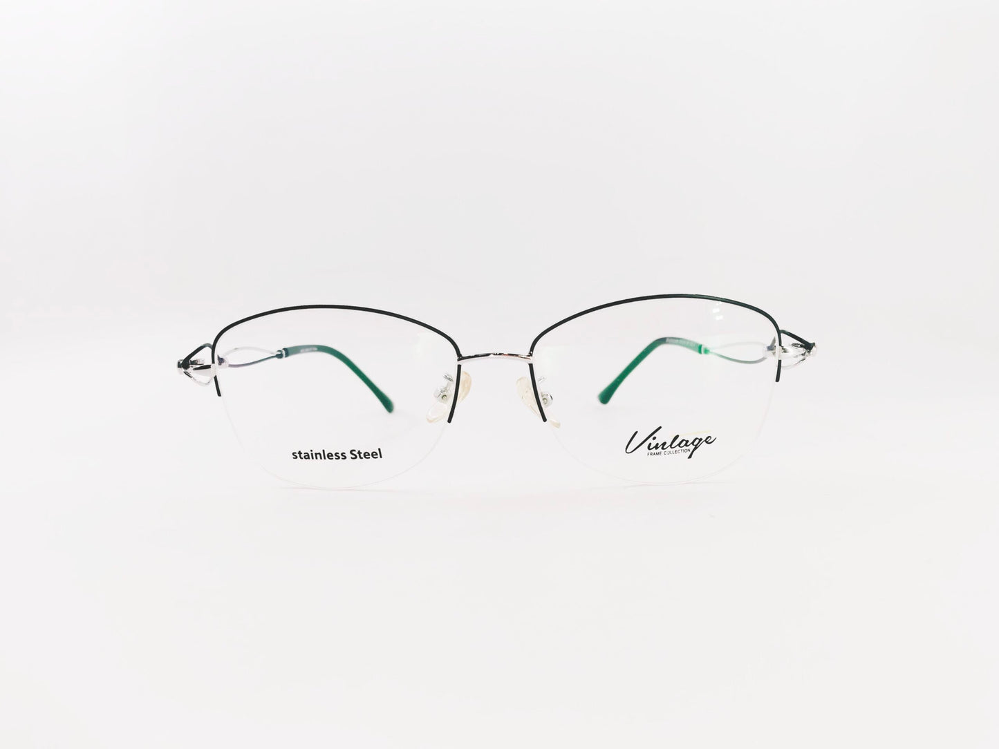 iDom Eyeglasses Half Frame Oval Specs For Women 119610