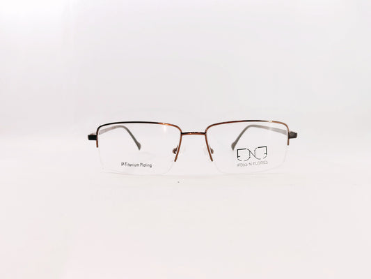 iDom Eyeglasses Half Frame Rectangle Specs For Men 171652