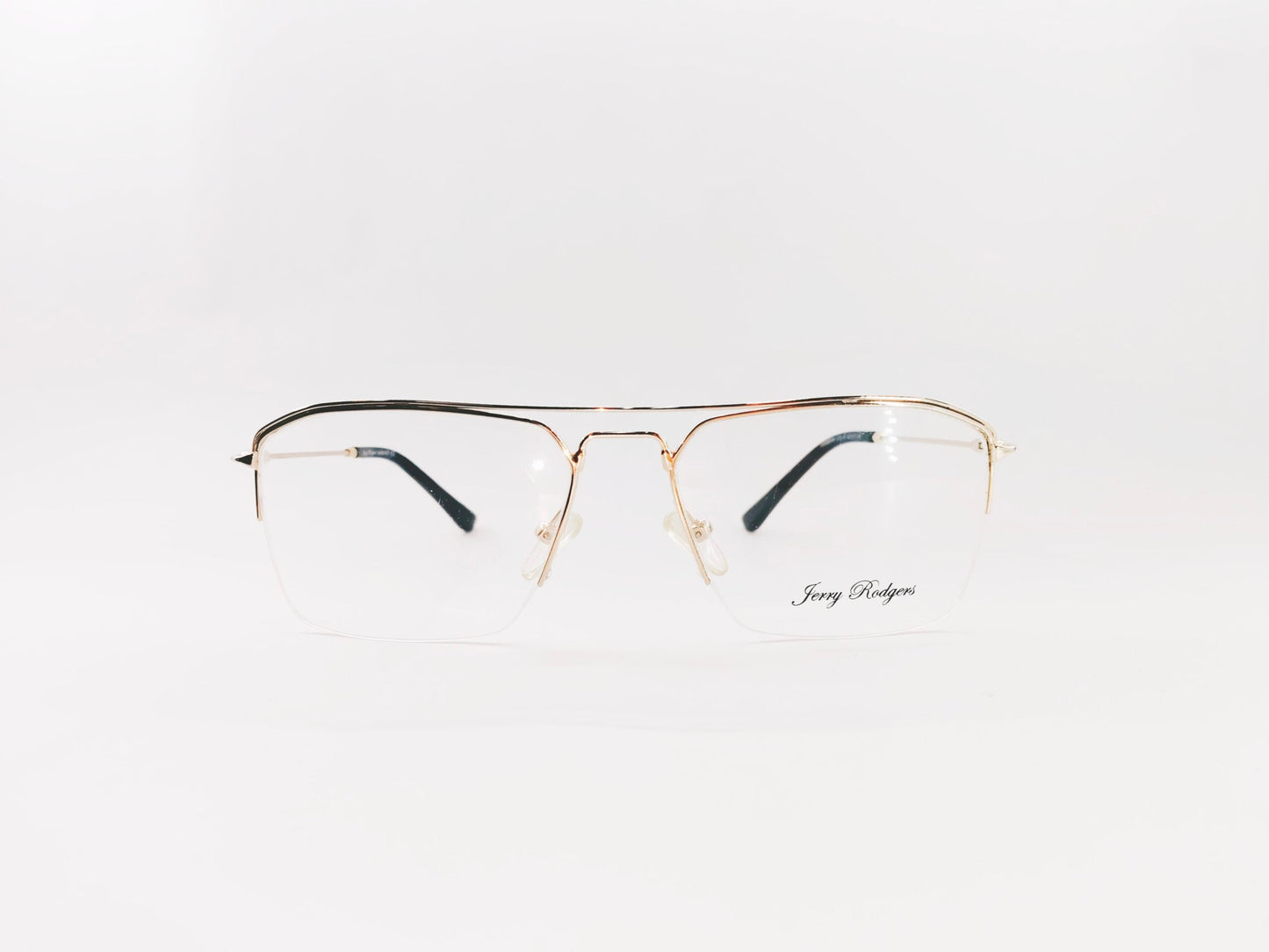 iDom Eyeglasses Half Rim Frame Square Shape for Men & Women 310807
