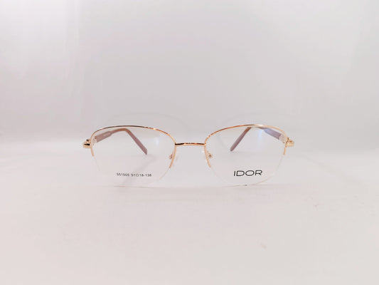iDom Eyeglasses Half Rim Oval Specs For Women 232398