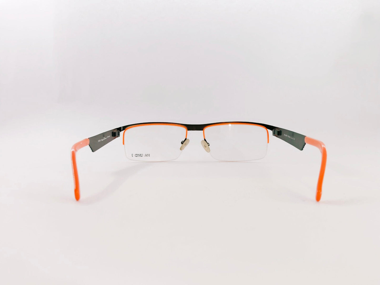 iDom Eyeglasses Half Rim Rectangle For Men 75F384