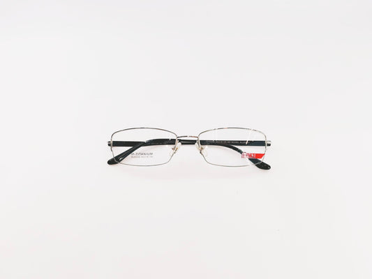 iDom Eyeglasses Half Rim Rectangle For Men & Women 190512