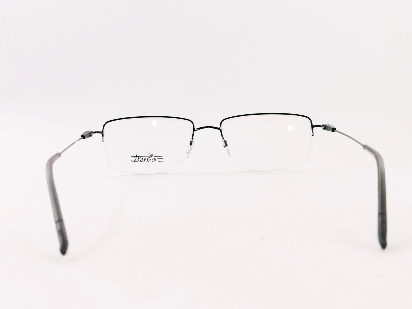 iDom Eyeglasses Half Rim Rectangle Shape For Men 222401