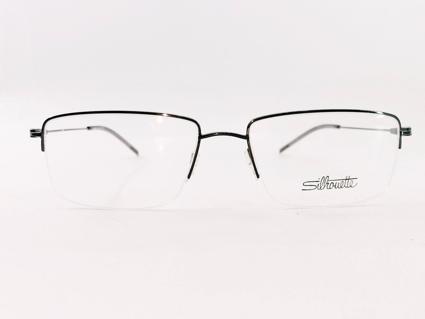 iDom Eyeglasses Half Rim Rectangle Shape For Men 222401