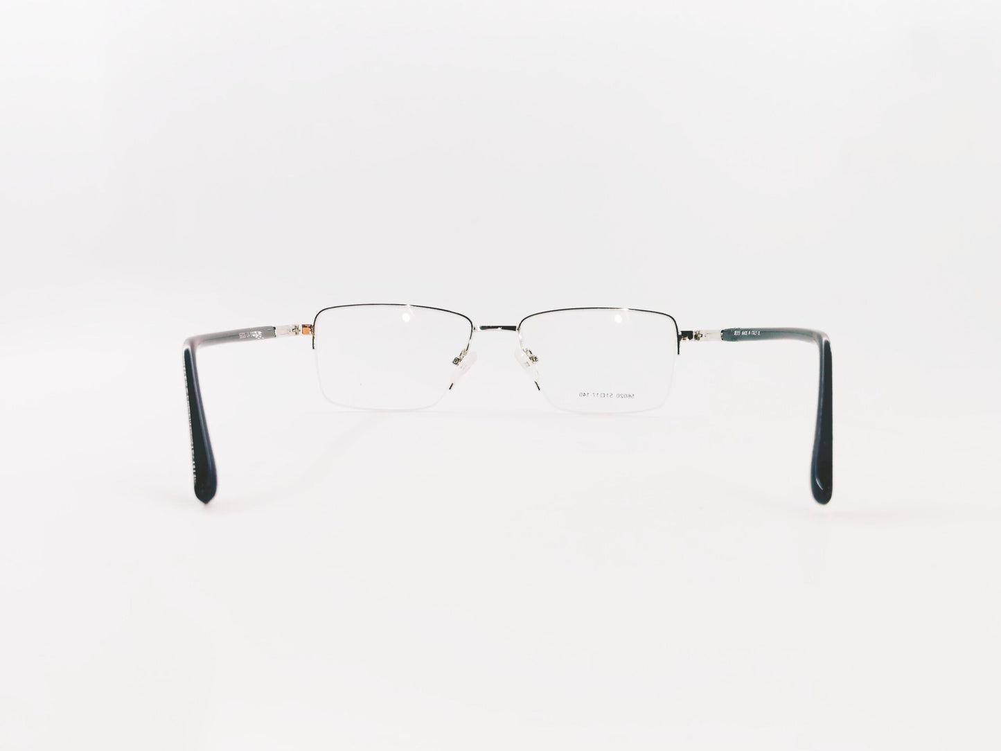 iDom Eyeglasses Half Rim Rectangle Shape for Men 328334