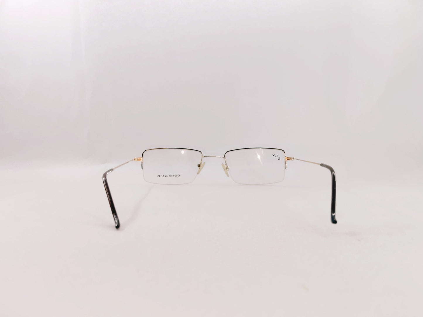 iDom Eyeglasses Half Rim Rectangle Specs For Men 148062