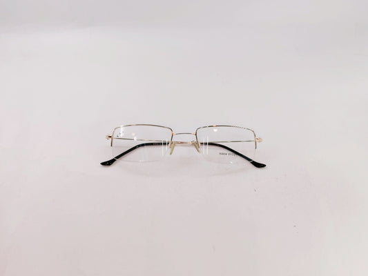 iDom Eyeglasses Half Rim Rectangle Specs For Men 148062