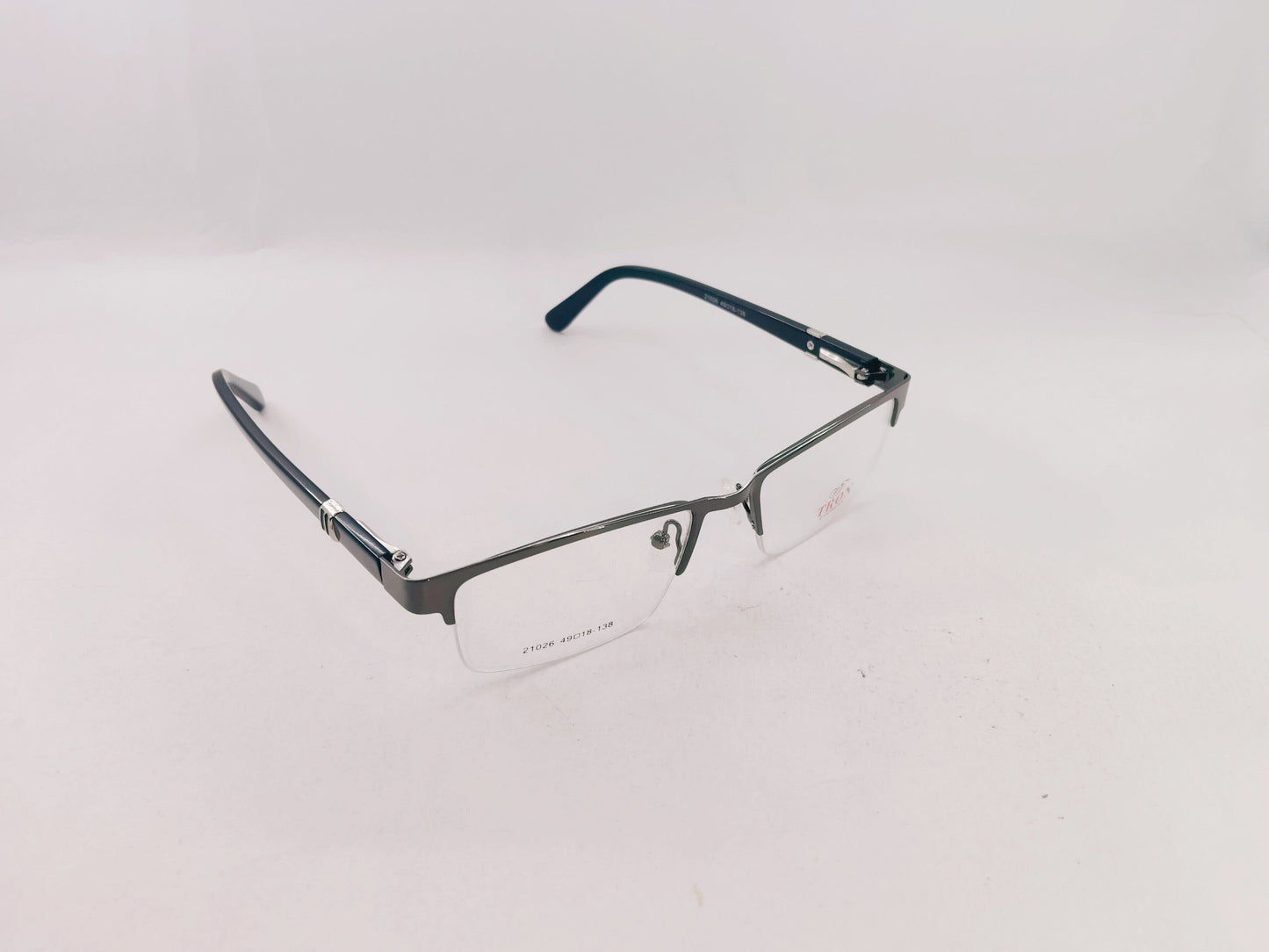 iDom Eyeglasses Half Rim Rectangle Specs For Men 159663