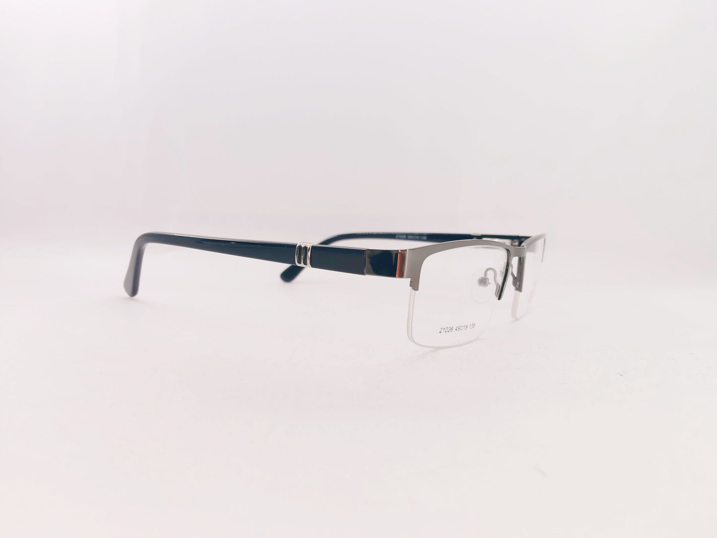 iDom Eyeglasses Half Rim Rectangle Specs For Men 159663