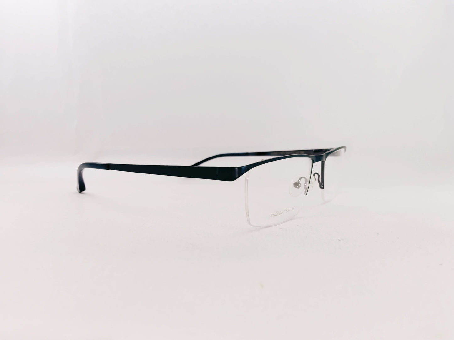 iDom Eyeglasses Half Rim Rectangle Specs For Men 162606