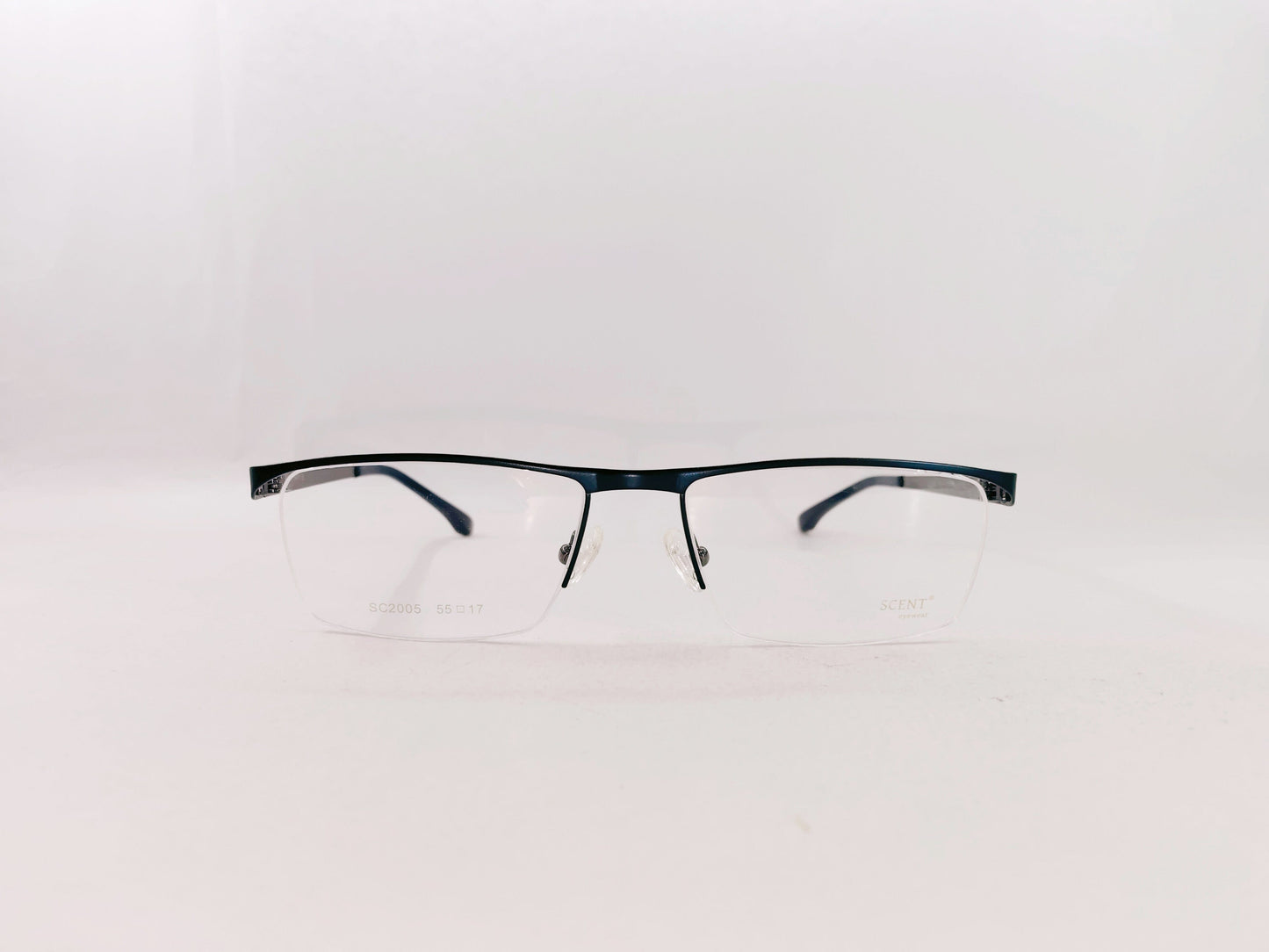 iDom Eyeglasses Half Rim Rectangle Specs For Men 162606