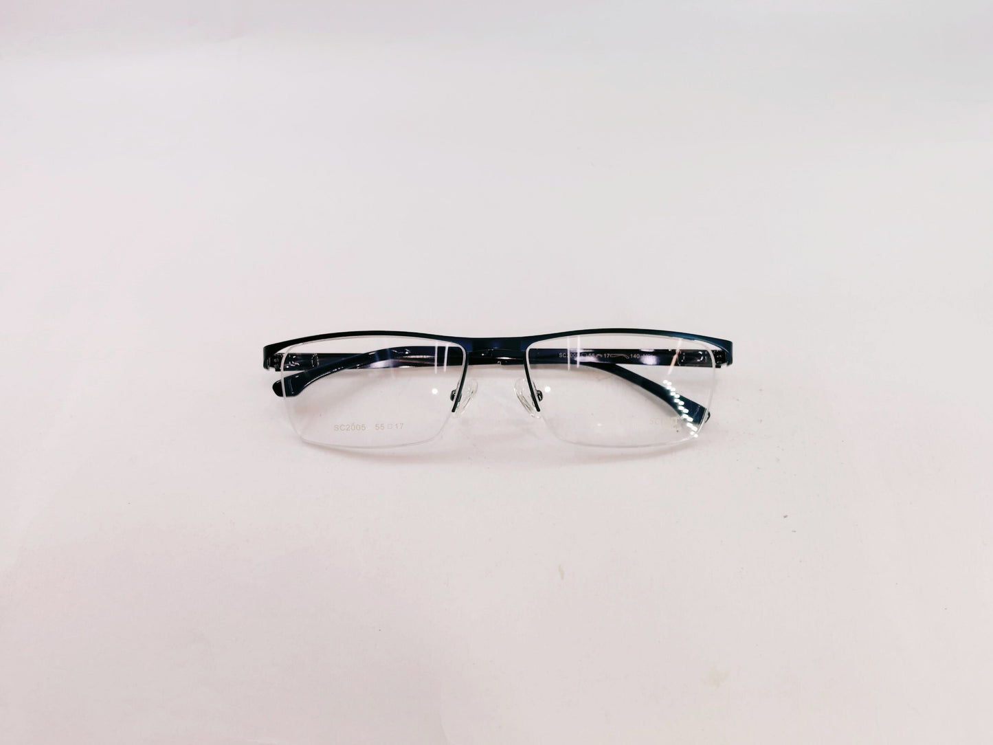 iDom Eyeglasses Half Rim Rectangle Specs For Men 162606